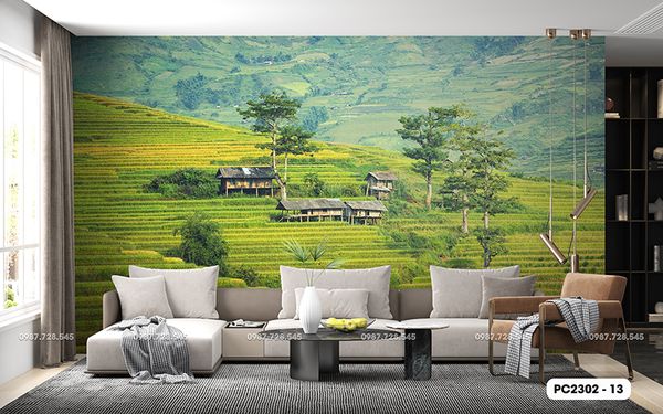  Tranh Dán Tường Phong Cảnh 3D 5D 8D - PC2302 - 13 