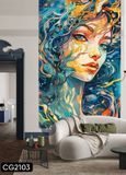  Tranh Dán Tường Cô Gái 3D 5D 8D - CG2103 