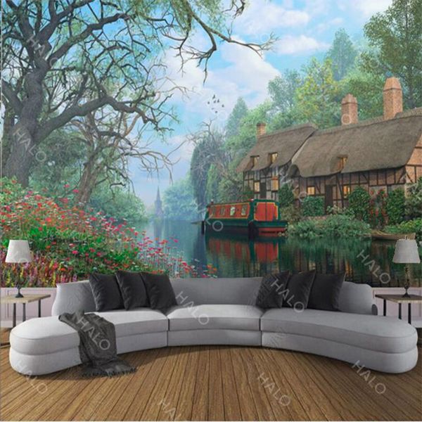  Tranh Dán Tường  Thành Phố 3D 5D 8D - TTP01 