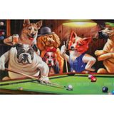  Tranh Dán Tường Quán Bida 3D 5D 8D  - BD18 