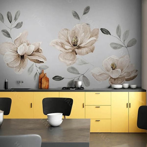  Tranh Dán Tường  Hoa  3D 5D 8D  - TH18 