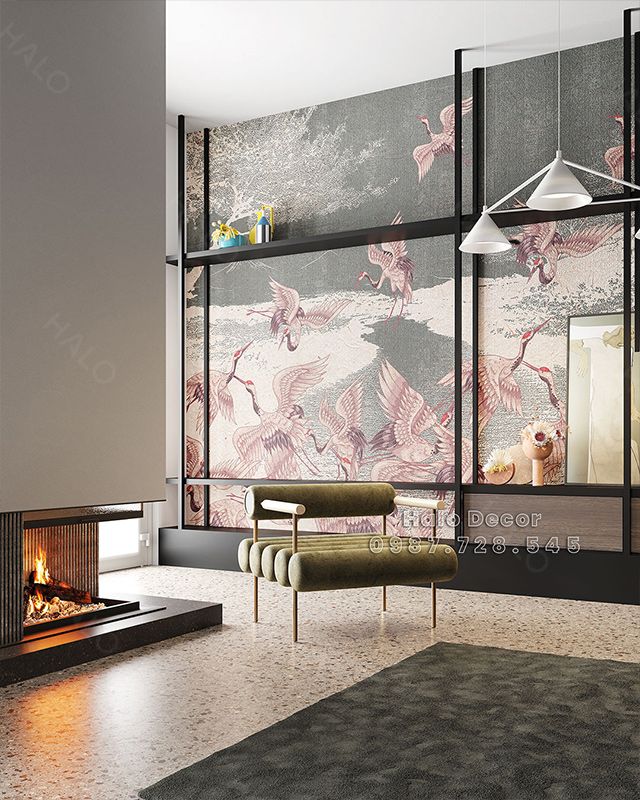  Tranh Dán Tường Indochine 3D 5D 8D   - TID02 