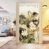  Tranh Dán Tường Hoa Sen 3D 5D 8D - TS31 