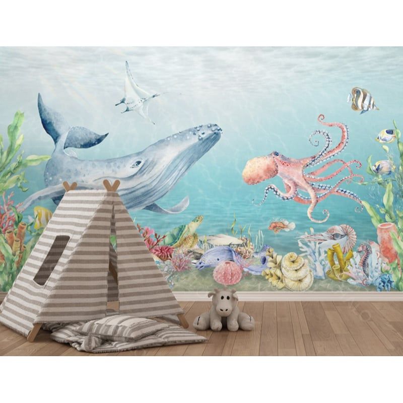  Tranh Dán Tường Phòng Bé 3D 5D 8D  - TK18 