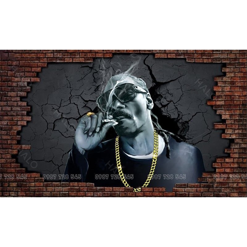  Tranh Dán Tường Quán Bida 3D 5D 8D  - BD22 