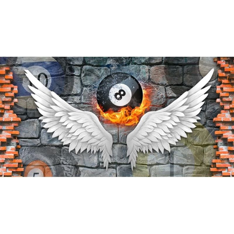  Tranh Dán Tường Quán Bid 3D 5D 8D a - BD23 