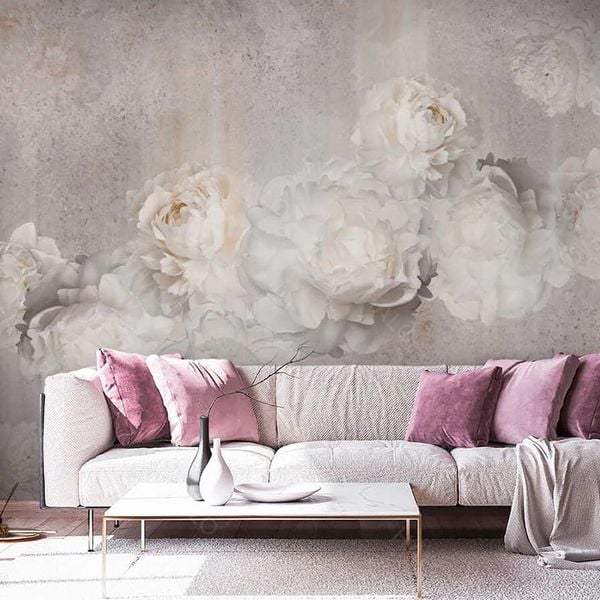  Tranh Dán Tường  Hoa  3D 5D 8D  - TH22 