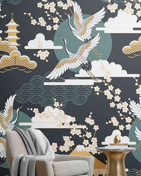  Tranh Dán Tường Indochine 3D 5D 8D  - ID03 