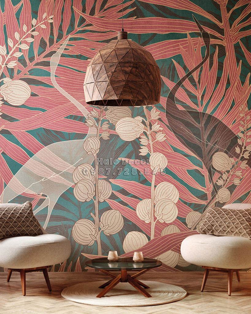  Tranh Dán Tường Hoa 3D 5D 8D - TH01 