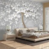  Tranh Dán Tường  Hoa Mai 3D 5D 8D  - TH05 
