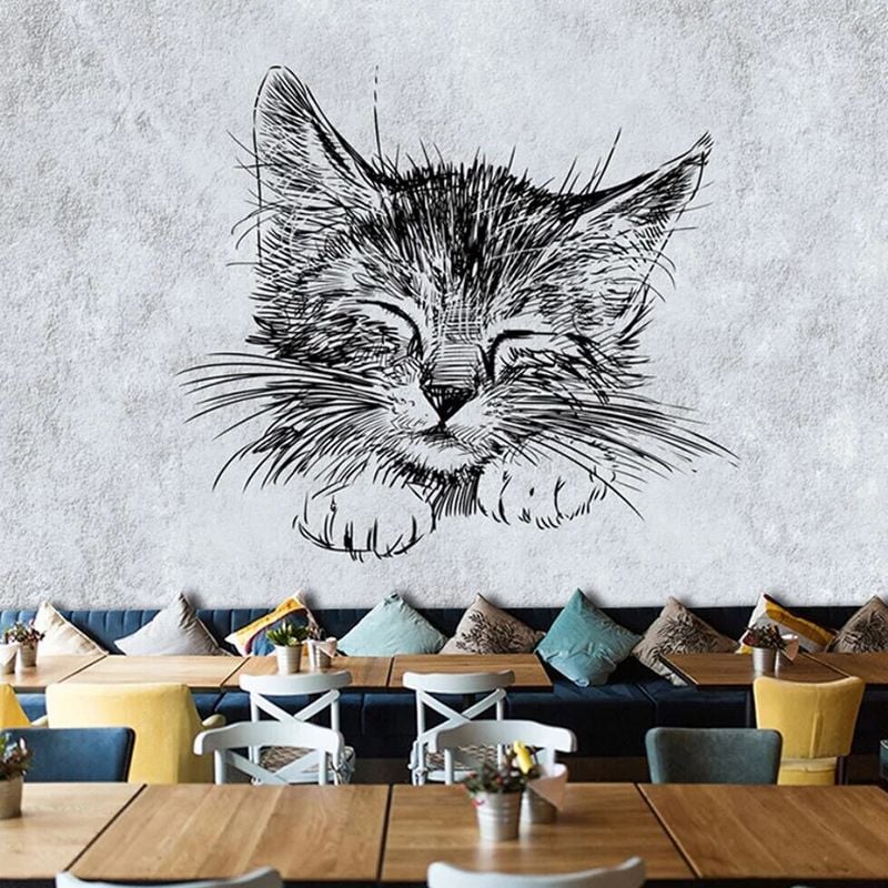  Tranh Dán Tường Quán Coffee 3D 5D 8D  - TDCF01 