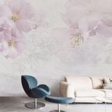  Tranh Dán Tường  Hoa 3D 5D 8D   - TH23 