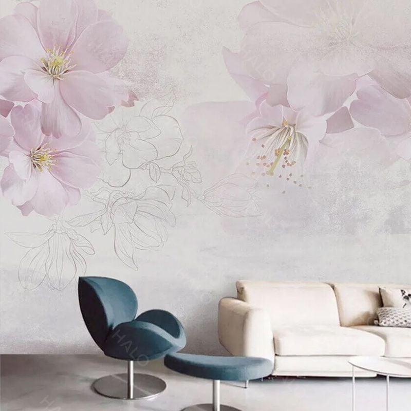  Tranh Dán Tường  Hoa 3D 5D 8D   - TH23 