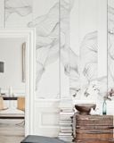  Tranh Dán Tường Trừu Tượng Đen Trắng 3D 5D 8D 