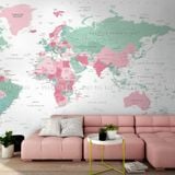  Tranh Dán Tường Bản Đồ  3D 5D 8D - BD24 