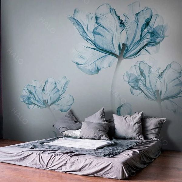  Tranh Dán Tường  Hoa 3D 5D 8D   - TH27 