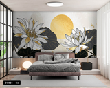  Tranh Dán Tường Hoa Sen 3D 5D 8D - D0801 - 06 