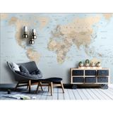  Tranh Dán Tường Bản Đồ  3D 5D 8D - BD27 