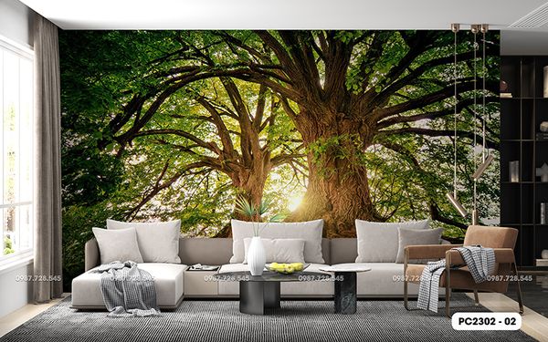  Tranh Dán Tường Phong Cảnh 3D 5D 8D - PC2302 - 02 