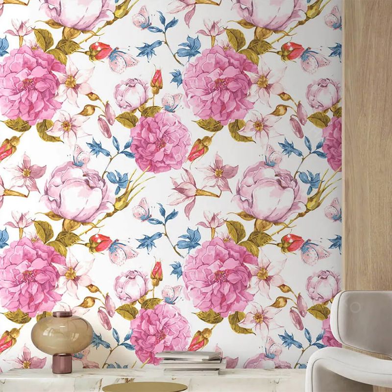  Tranh Dán Tường  Hoa  3D 5D 8D  - TH29 