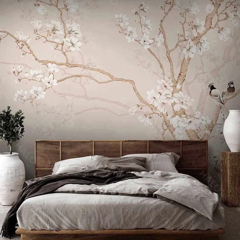  Tranh Dán Tường  Hoa  3D 5D 8D  - TH31 