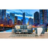  Tranh Dán Tường Thành Phố 3D 5D 8D - TTP08 