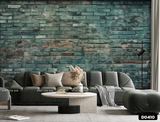  Tranh Dán Tường Giả Tường Gạch Vỡ 3D 5D 8D - D0410 