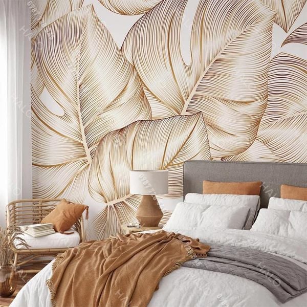  Tranh Dán Tường  Lá Cây 3D 5D 8D - TLC08 