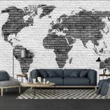  Tranh Dán Tường Bản Đồ  3D 5D 8D - BD03 