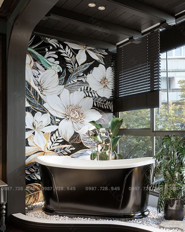  Tranh Dán Tường Indochine 3D 5D 8D  - ID05 