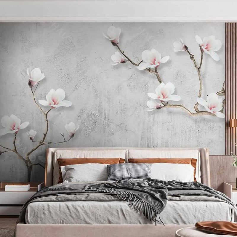  Tranh Dán Tường Hoa 3D 5D 8D   - TH43 