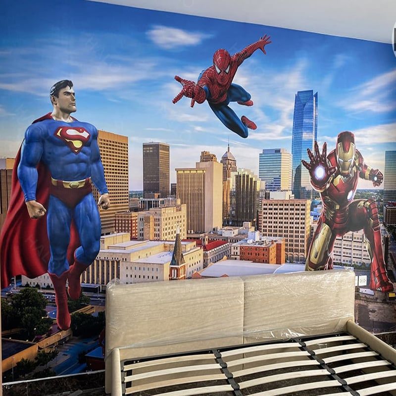  Tranh Dán Tường Phòng Bé 3D 5D 8D  - TK45 