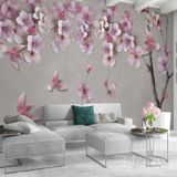  Tranh Dán Tường Hoa 3D 5D 8D   - TH44 