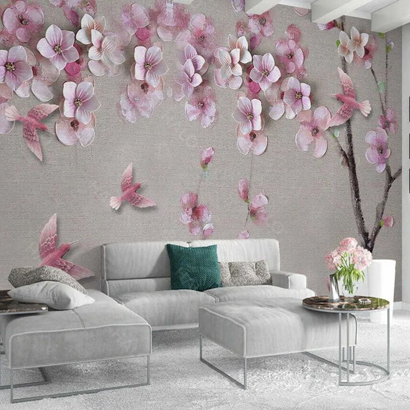  Tranh Dán Tường Hoa 3D 5D 8D   - TH44 