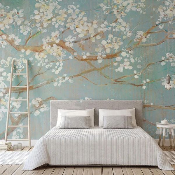  Tranh Dán Tường  Hoa 3D 5D 8D   - TH07 