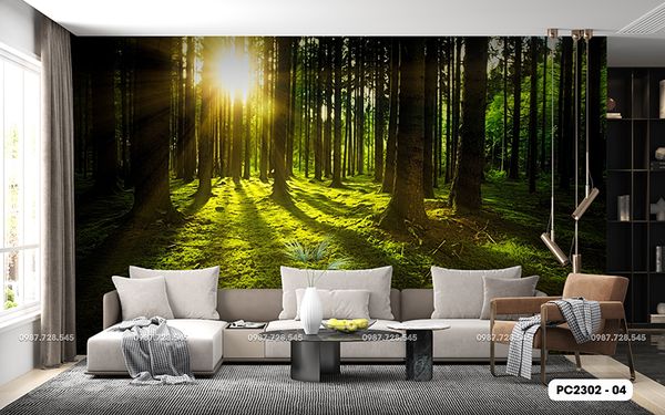  Tranh Dán Tường Phong Cảnh 3D 5D 8D - PC2302 - 04 
