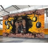  Tranh Dán Tường Quán Bida 3D 5D 8D  - BD08 