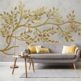  Tranh Dán Tường Lá Ánh Kim 3D 5D 8D    - TH41 