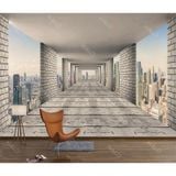 Tranh Dán Tường Thành Phố 3D 5D 8D - TTP16 