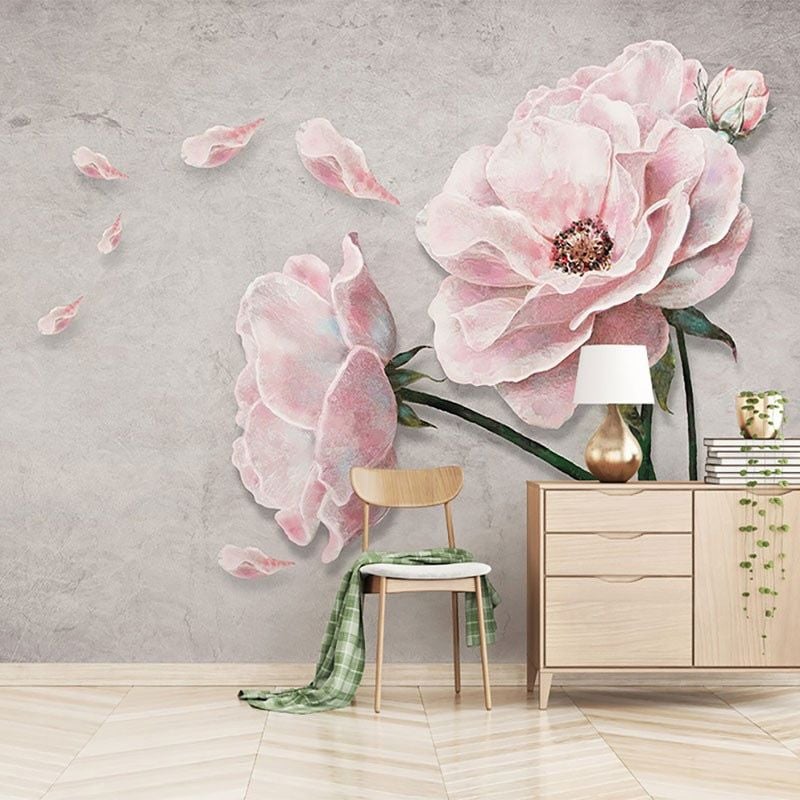  Tranh Dán Tường Hoa 3D 5D 8D  - TH47 