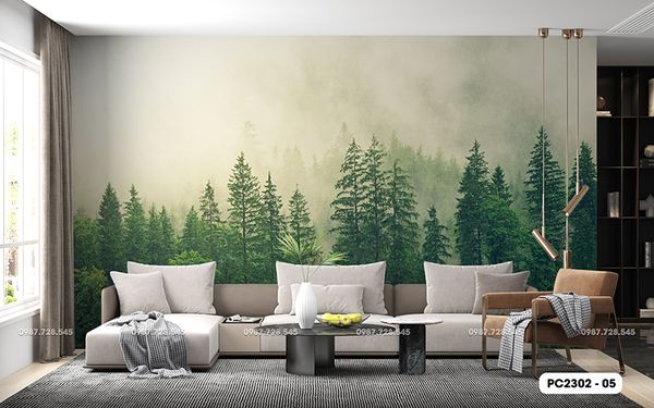  Tranh Dán Tường Phong Cảnh 3D 5D 8D - PC2302 - 05 