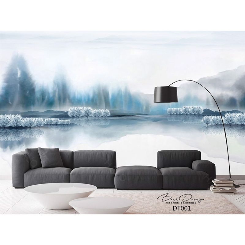  Tranh Dán Tường Sơn Thuỷ 3D 5D 8D - ST05 