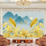  Tranh Dán Tường Hoa Sen 3D 5D 8D - TS19 