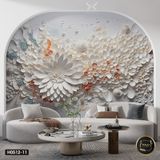  Tranh Dán Tường Hoa 3D 5D 8D - H0512 - 11 