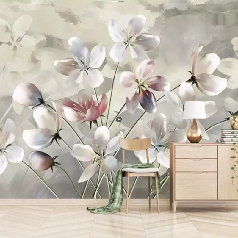  Tranh Dán Tường Hoa - TH50 3D 5D 8D 