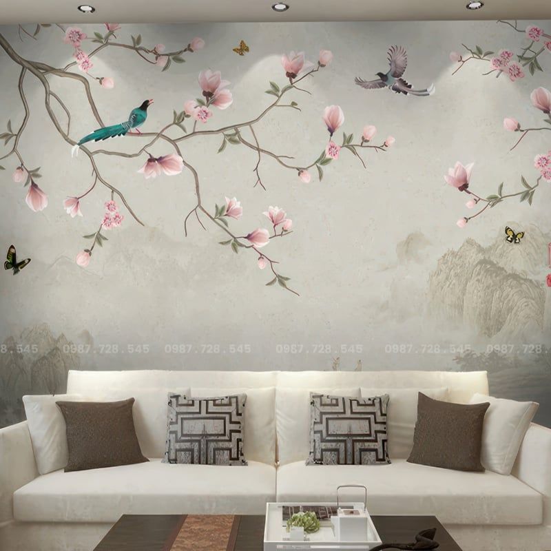  Tranh Dán Tường Indochine 3D 5D 8D - ID76 