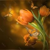  Tranh Dán Tường Hoa 3D 5D 8D - TH120 