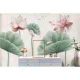  Tranh Dán Tường Hoa Sen 3D 5D 8D - TS20 