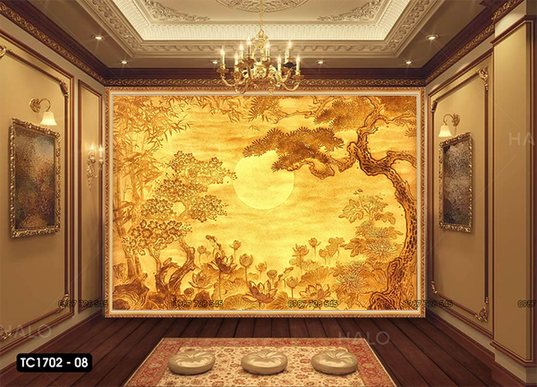 Tranh Dán Tường Trúc Chỉ 3D 5D 8D - TC1702 - 08 