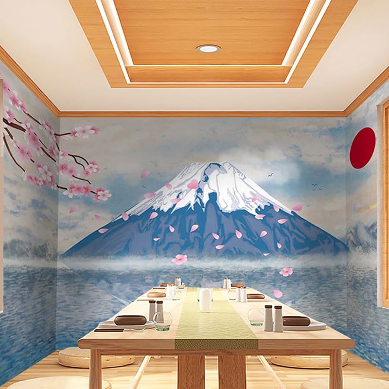  Tranh Dán Tường Quán Ăn 3D 5D 8D - QA08 